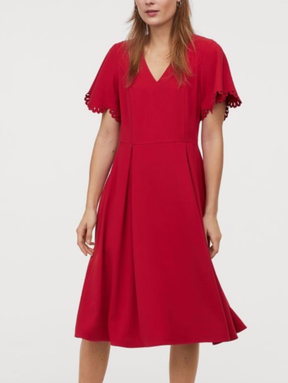 H&M flutter sleeve dress